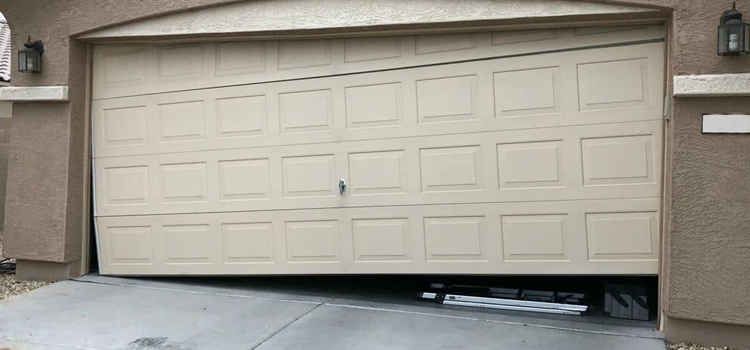 garage-door-bent-off-track-repair in St. Catharines